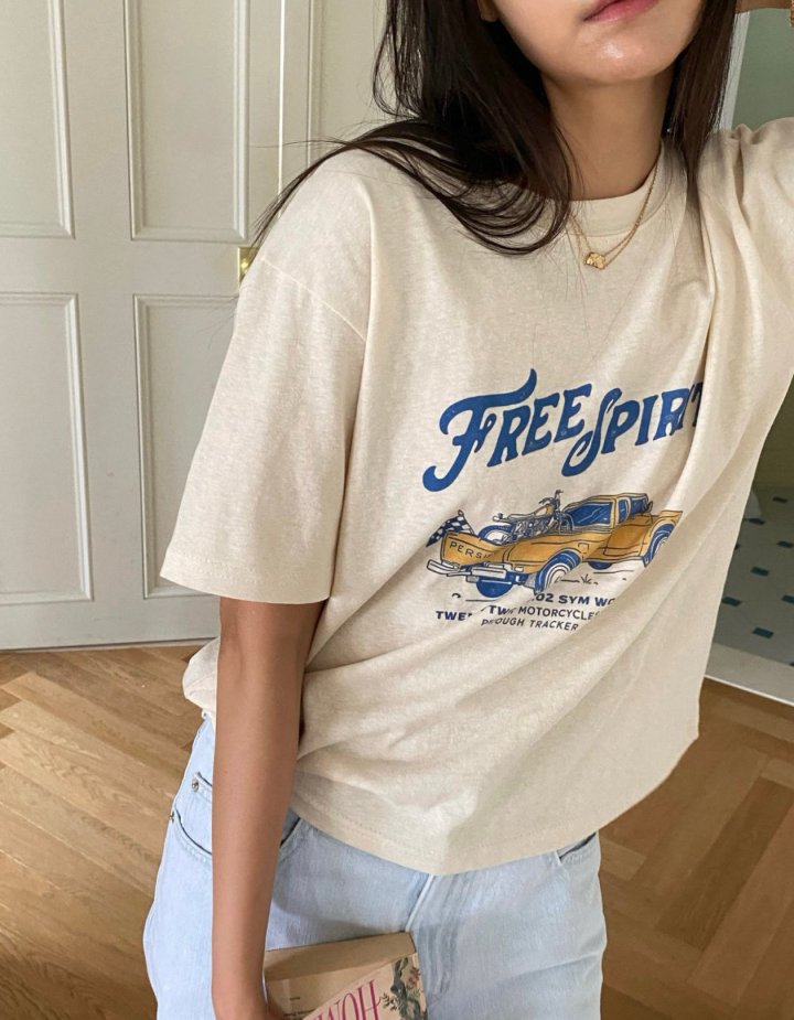 Diana - Korean Women Fashion - #momslook - Tracker Tee - 4
