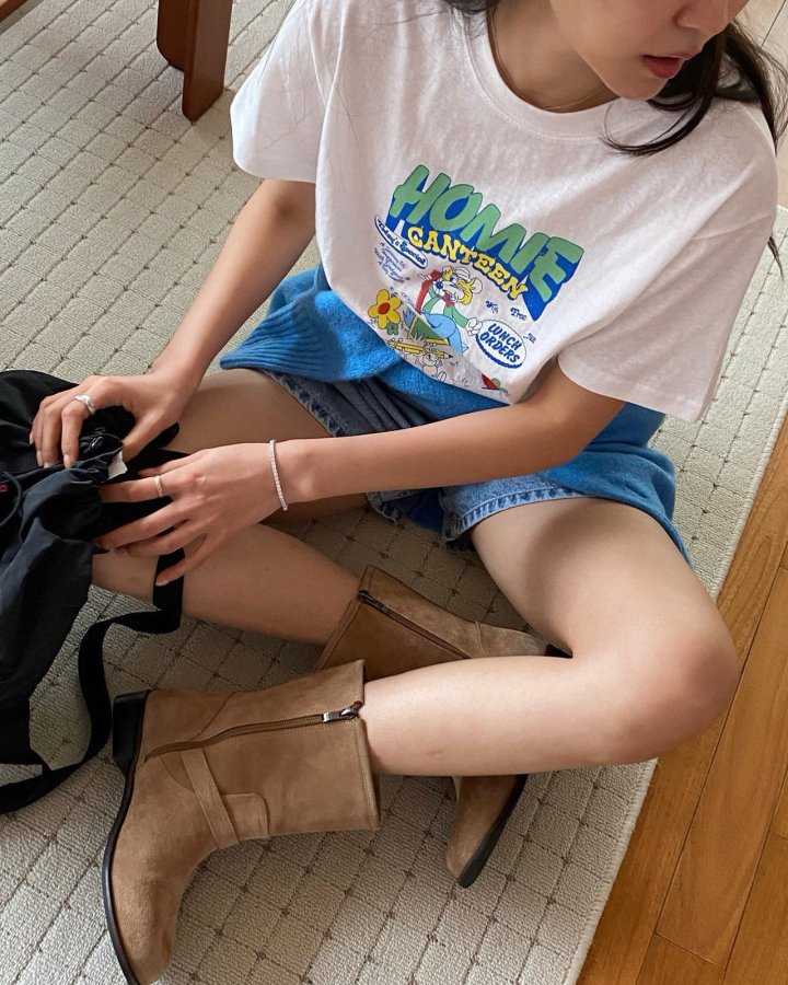 Diana - Korean Women Fashion - #womensfashion - Homie Tee - 3