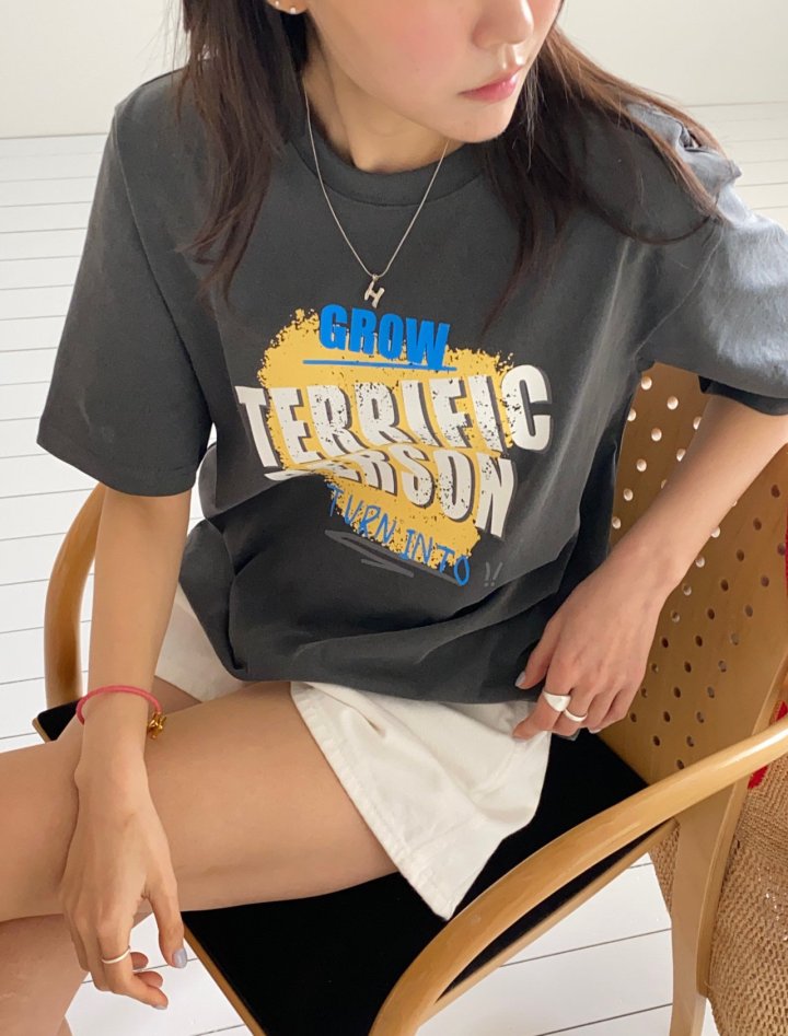 Diana - Korean Women Fashion - #womensfashion - Grow Tee - 6