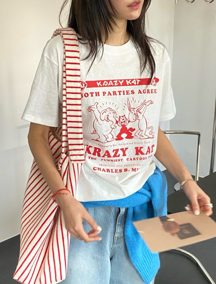 Diana - Korean Women Fashion - #womensfashion - KitKat Tee - 3
