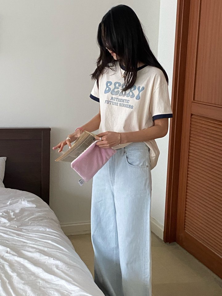 Diana - Korean Women Fashion - #womensfashion - Berry Tee - 2