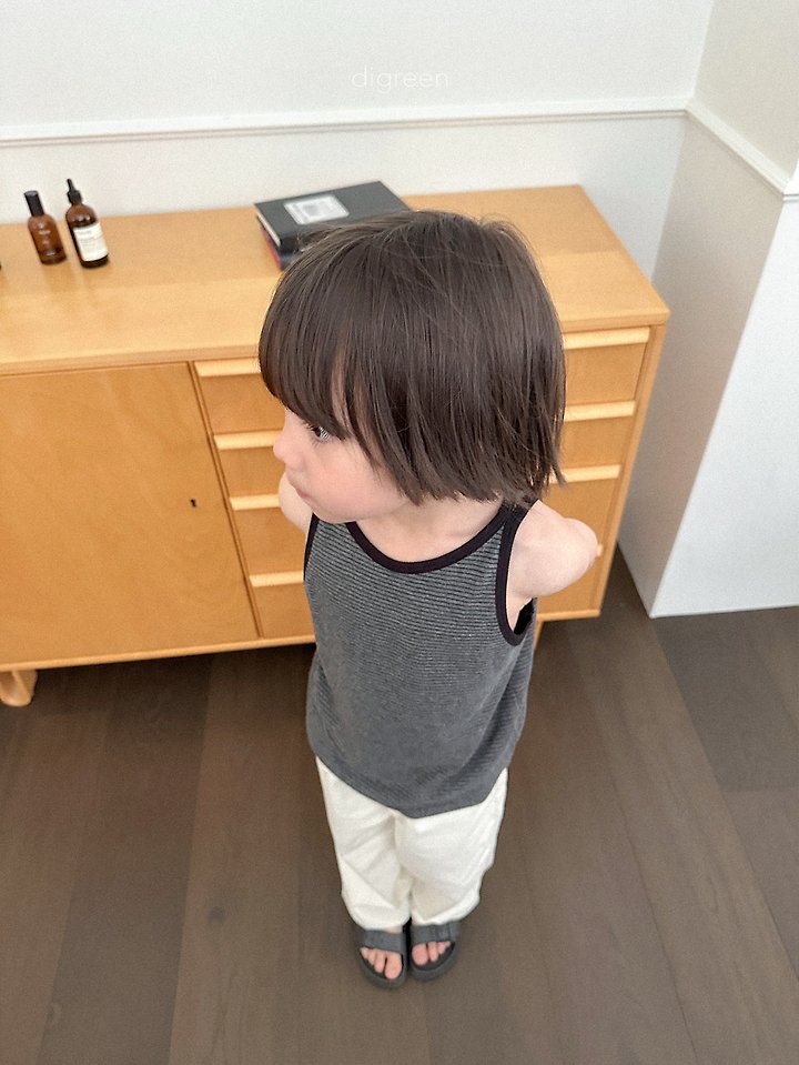 Digreen - Korean Children Fashion - #Kfashion4kids - Trip Sleeveless Tee - 11