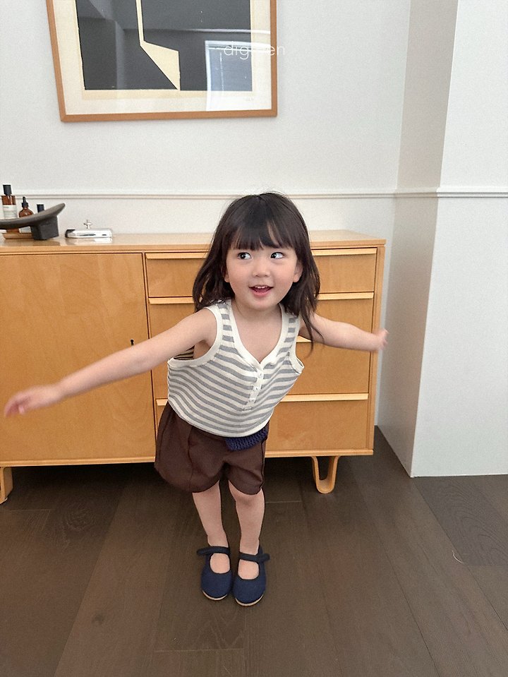 Digreen - Korean Children Fashion - #Kfashion4kids - Marine Sleeveless Tee - 6