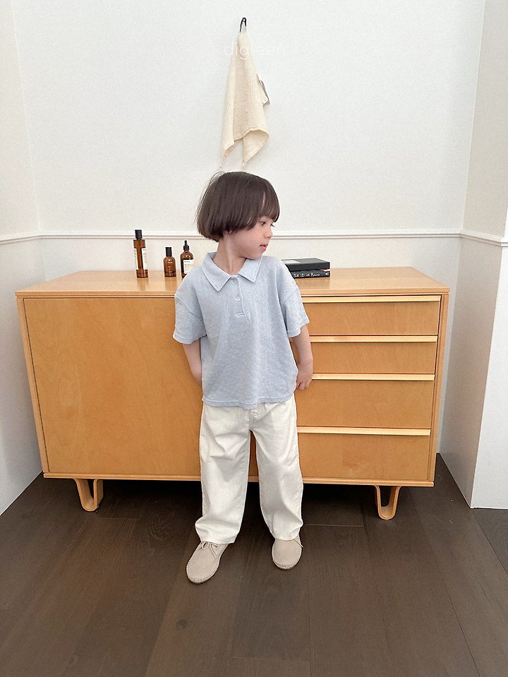 Digreen - Korean Children Fashion - #childofig - Bobo Collar Tee - 7