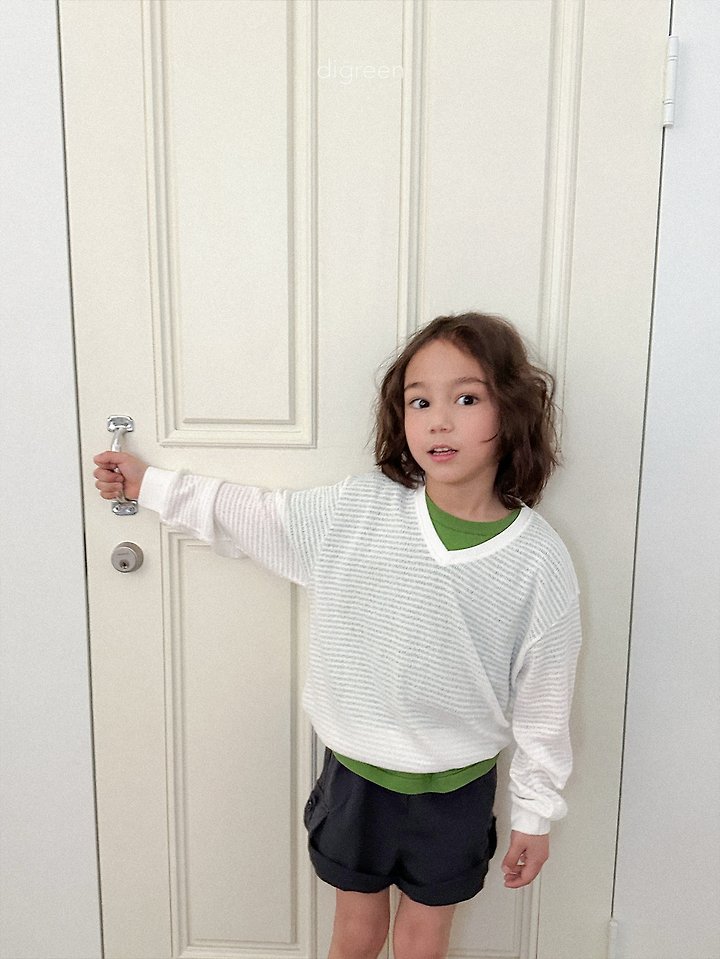 Digreen - Korean Children Fashion - #childofig - Summer Stripe Sweatshirt - 12