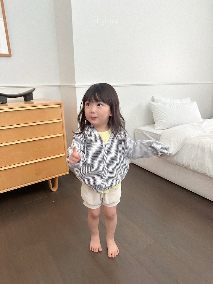 Digreen - Korean Children Fashion - #childrensboutique - Some Stripe Cardigan - 6