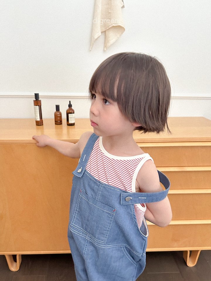 Digreen - Korean Children Fashion - #childofig - Trip Sleeveless Tee - 4
