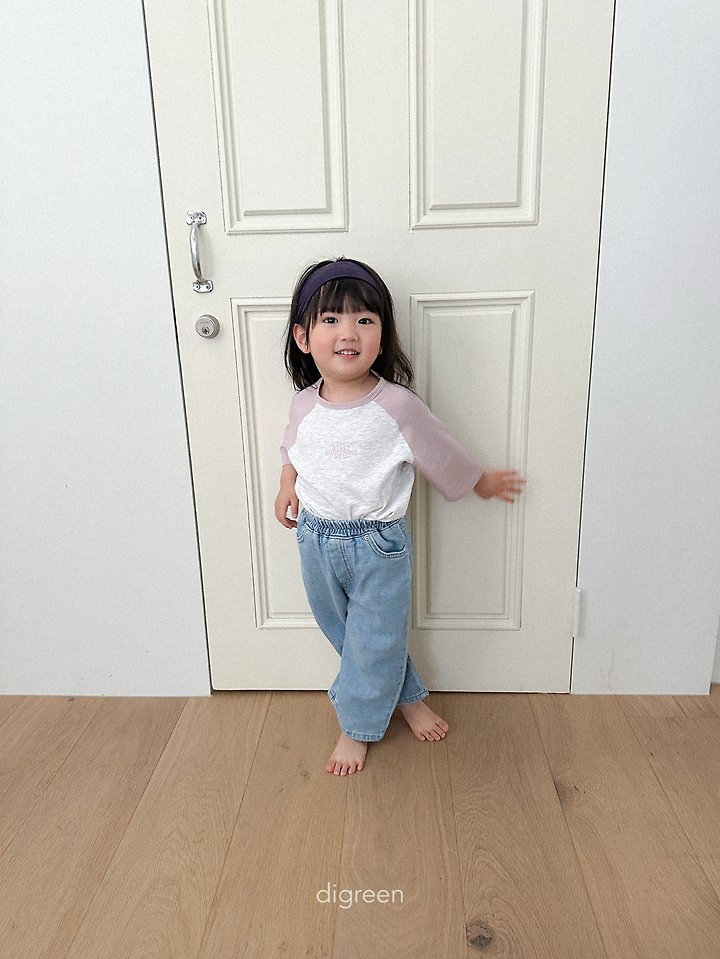 Digreen - Korean Children Fashion - #childrensboutique - Goods Raglan Tee - 9