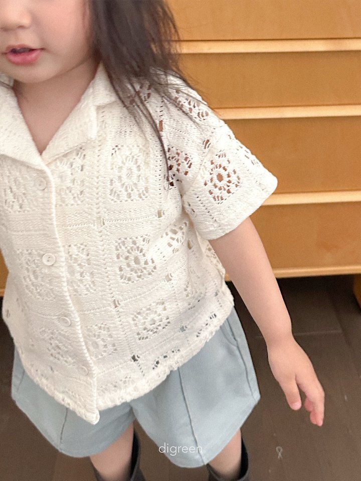 Digreen - Korean Children Fashion - #childrensboutique - Crochet Shirt - 5