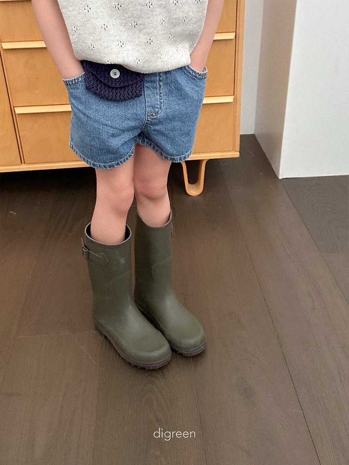Veil Short Denim Pants by Digreen for Child - view 10
