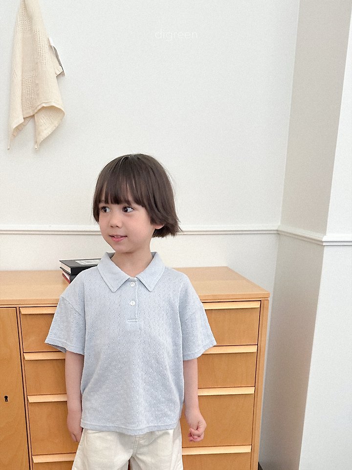 Digreen - Korean Children Fashion - #designkidswear - Bobo Collar Tee - 9