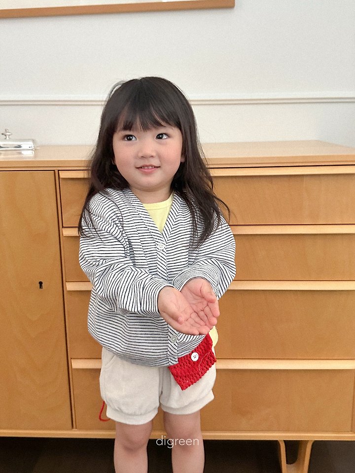 Digreen - Korean Children Fashion - #designkidswear - Some Stripe Cardigan - 7