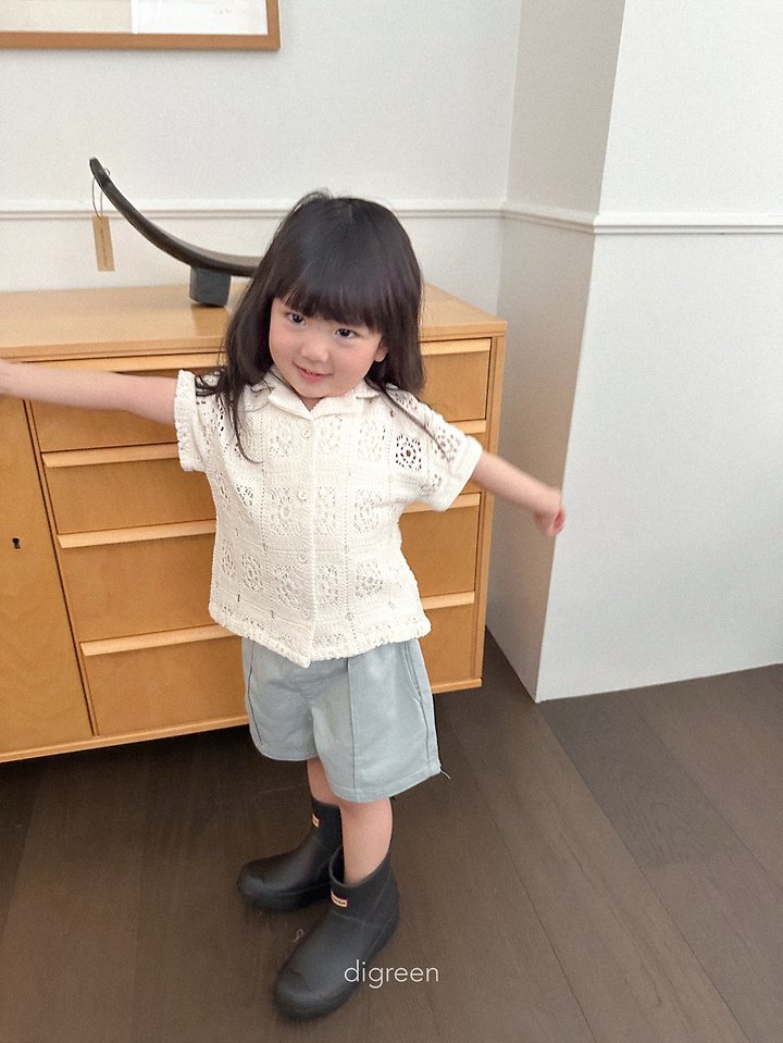Digreen - Korean Children Fashion - #designkidswear - Crochet Shirt - 6