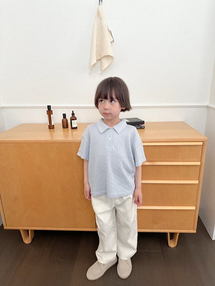 Digreen - Korean Children Fashion - #discoveringself - Bobo Collar Tee - 10