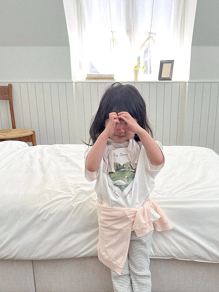 Digreen - Korean Children Fashion - #discoveringself - Pure Swan Tee - 5