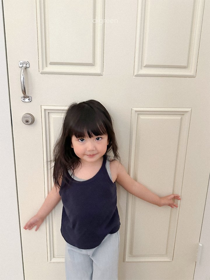 Digreen - Korean Children Fashion - #designkidswear - Eyelet Sleeveless Top - 4