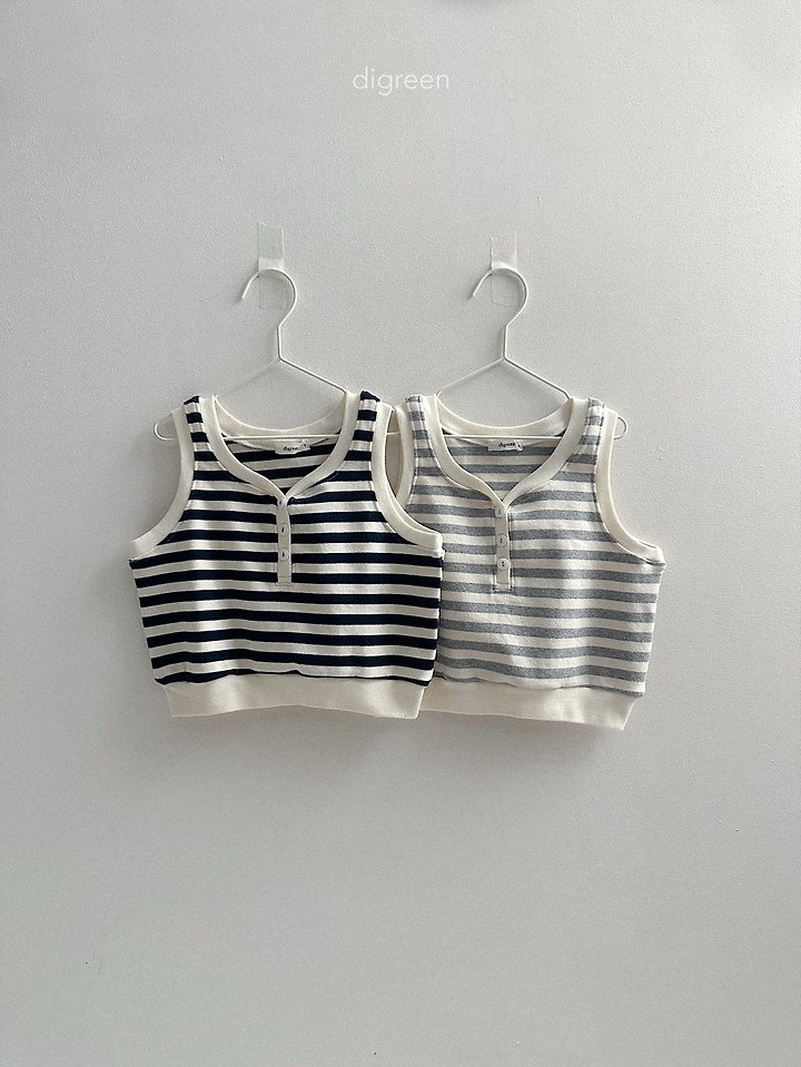Digreen - Korean Children Fashion - #discoveringself - Marine Sleeveless Tee