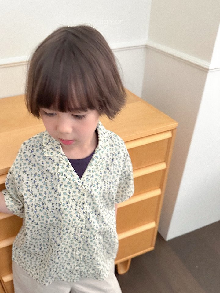 Digreen - Korean Children Fashion - #fashionkids - Flora Shirt - 9