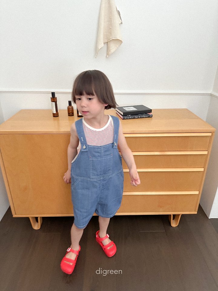 Digreen - Korean Children Fashion - #fashionkids - Trip Sleeveless Tee - 7