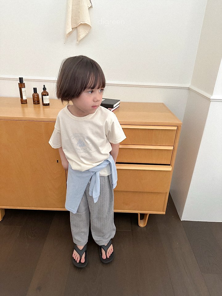 Digreen - Korean Children Fashion - #kidsshorts - Maison Short Sleeve Tee - 8