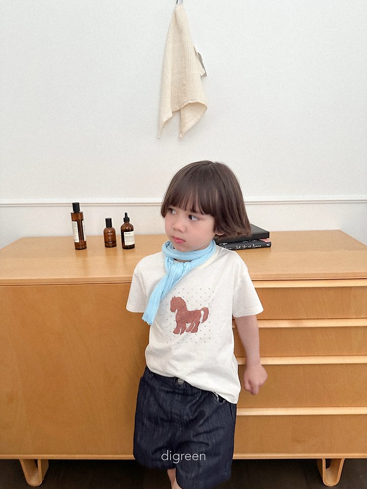Digreen - Korean Children Fashion - #kidsstore - Star Pony Tee - 12
