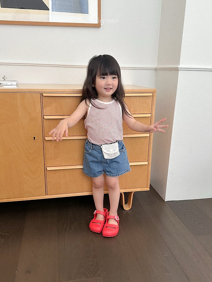 Digreen - Korean Children Fashion - #kidsstore - Trip Sleeveless Tee - 9