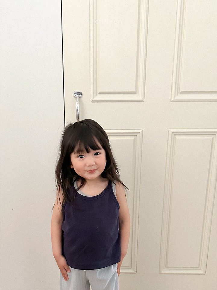 Digreen - Korean Children Fashion - #kidsstore - Eyelet Sleeveless Top - 7