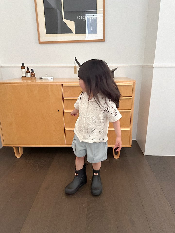 Digreen - Korean Children Fashion - #kidsstore - Crochet Shirt - 10