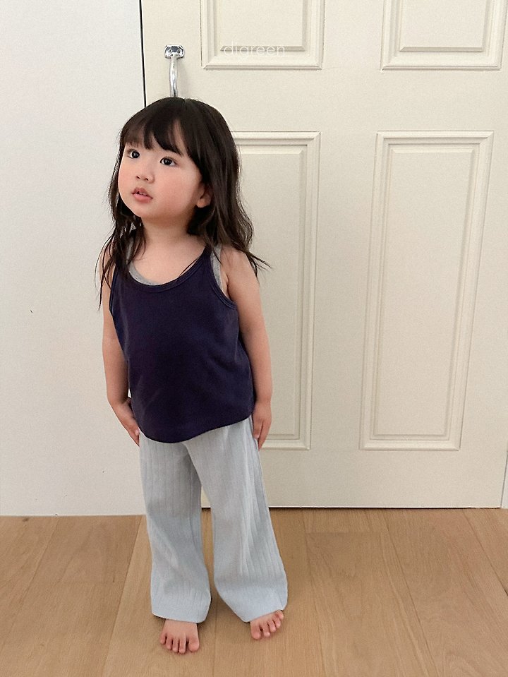 Digreen - Korean Children Fashion - #kidzfashiontrend - Eyelet Sleeveless Top - 8