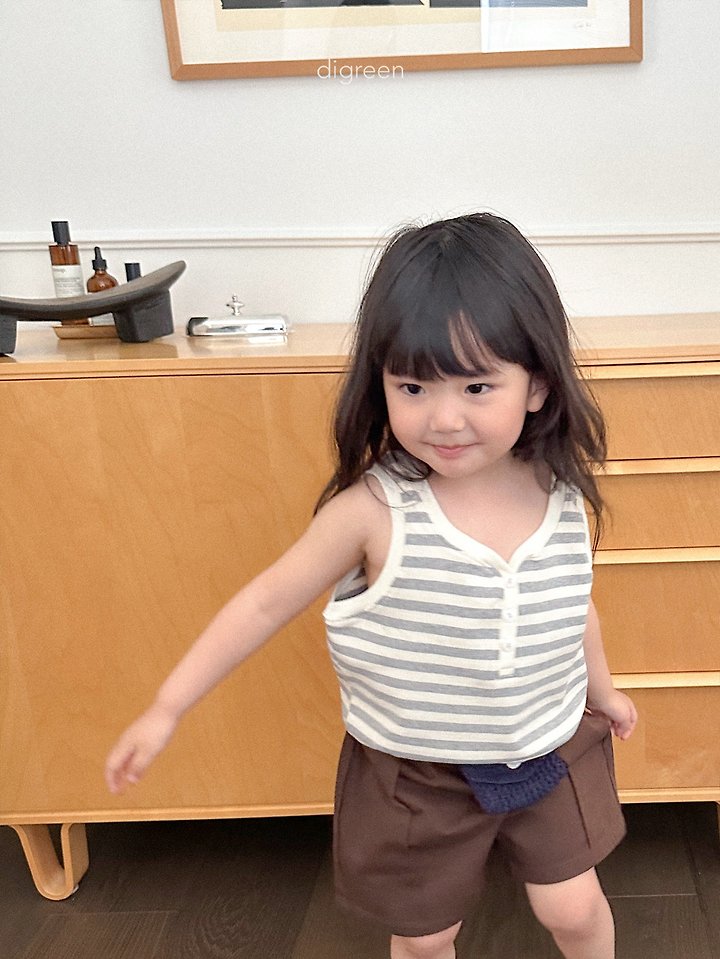 Digreen - Korean Children Fashion - #kidzfashiontrend - Marine Sleeveless Tee - 5