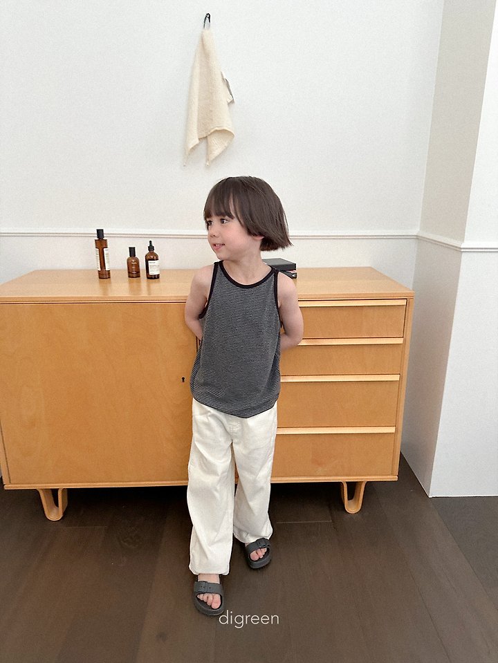 Digreen - Korean Children Fashion - #littlefashionista - Trip Sleeveless Tee - 12