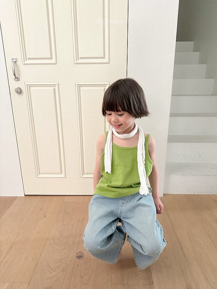 Digreen - Korean Children Fashion - #littlefashionista - Eyelet Sleeveless Top - 10