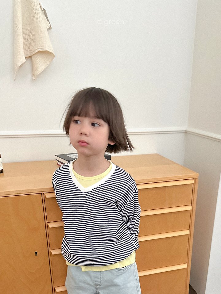Digreen - Korean Children Fashion - #littlefashionista - Summer Stripe Sweatshirt - 5