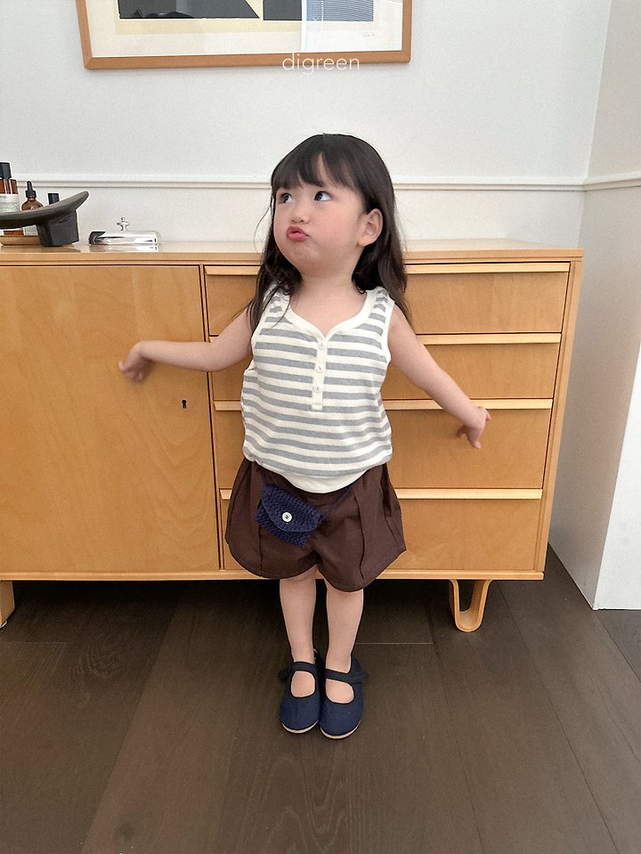 Digreen - Korean Children Fashion - #littlefashionista - Marine Sleeveless Tee - 7