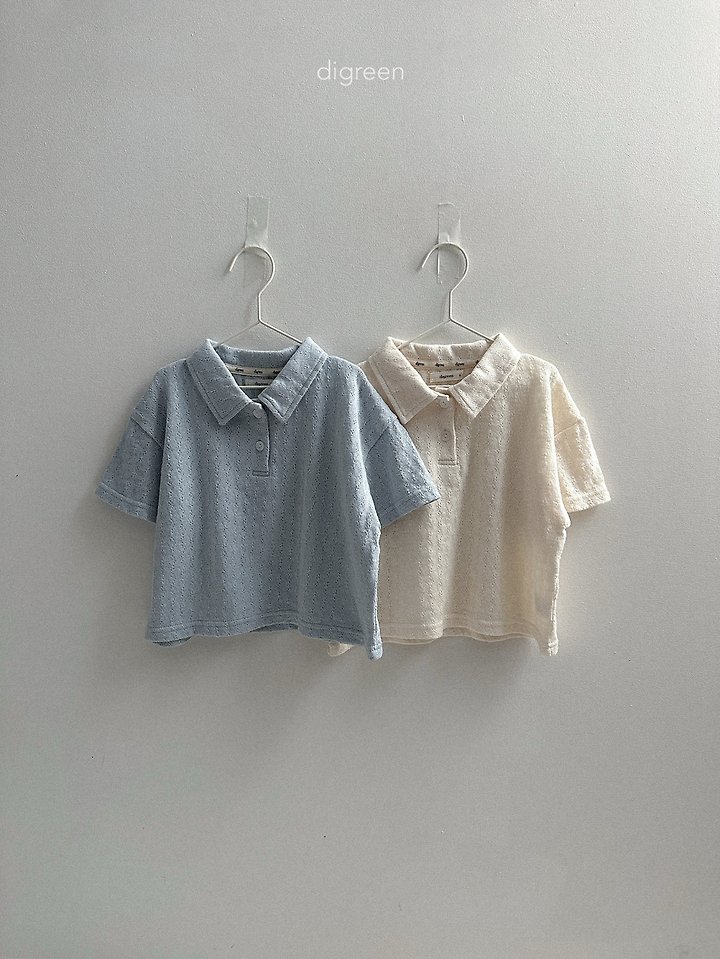 Digreen - Korean Children Fashion - #magicofchildhood - Bobo Collar Tee