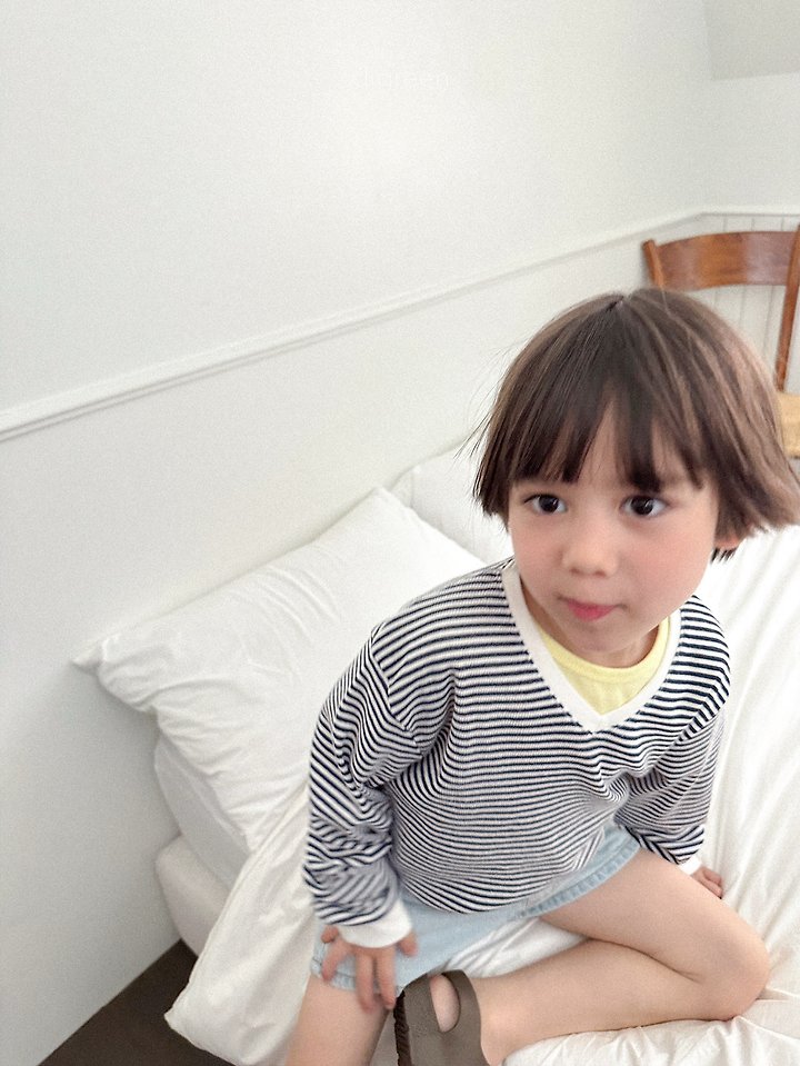 Digreen - Korean Children Fashion - #magicofchildhood - Summer Stripe Sweatshirt - 6