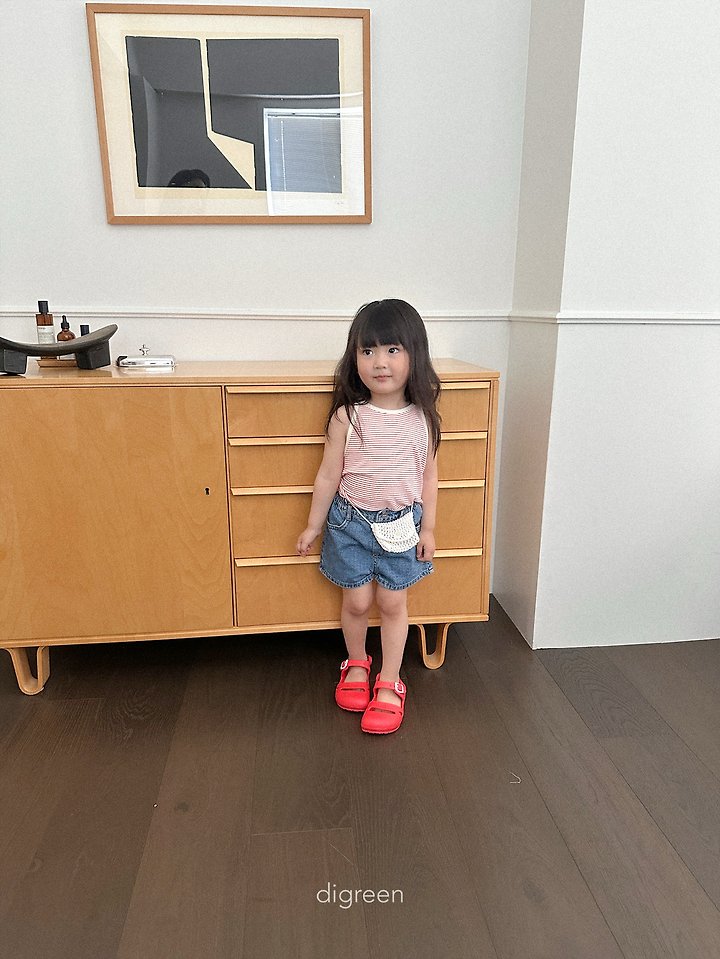 Veil Short Denim Pants by Digreen for Child - view 5