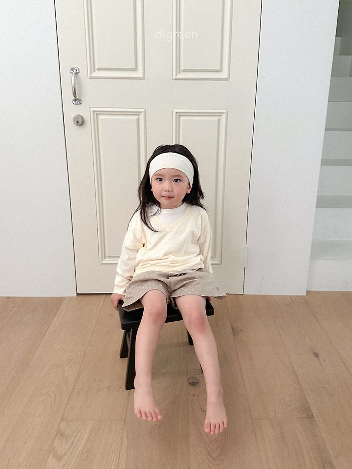 Digreen - Korean Children Fashion - #prettylittlegirls - Summer V-neck Sweatshirt - 7