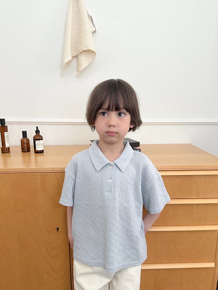 Digreen - Korean Children Fashion - #stylishchildhood - Bobo Collar Tee - 6