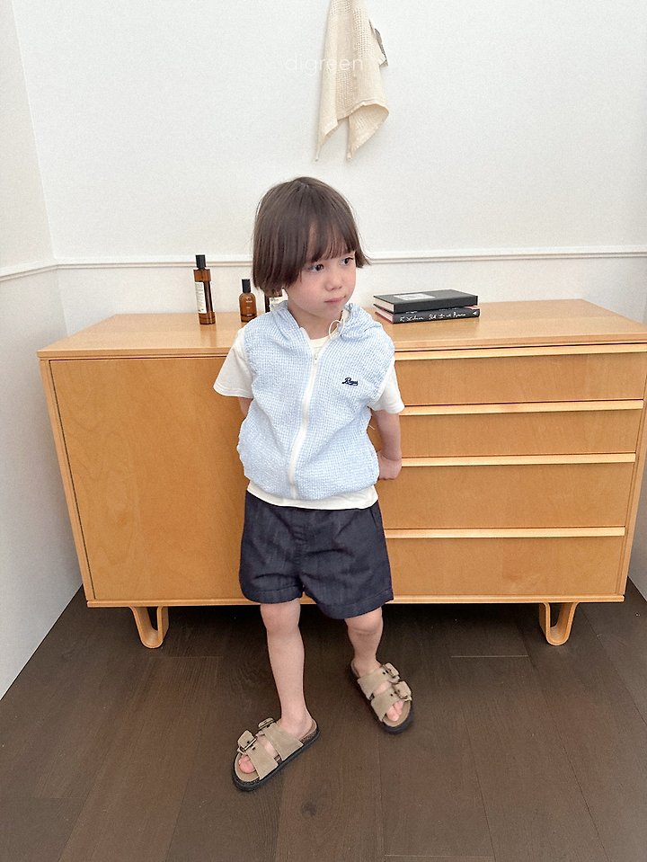 Digreen - Korean Children Fashion - #stylishchildhood - Milky Hooded Vest - 12