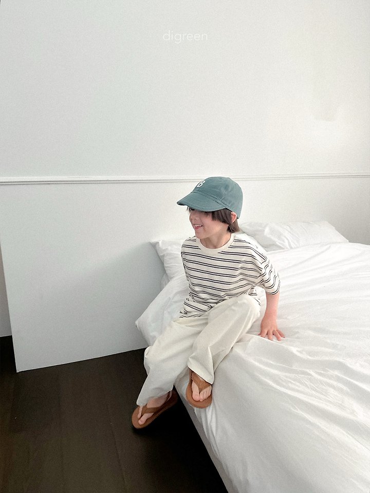 Digreen - Korean Children Fashion - #stylishchildhood - Multi Stripe Short Sleeve Tee - 10