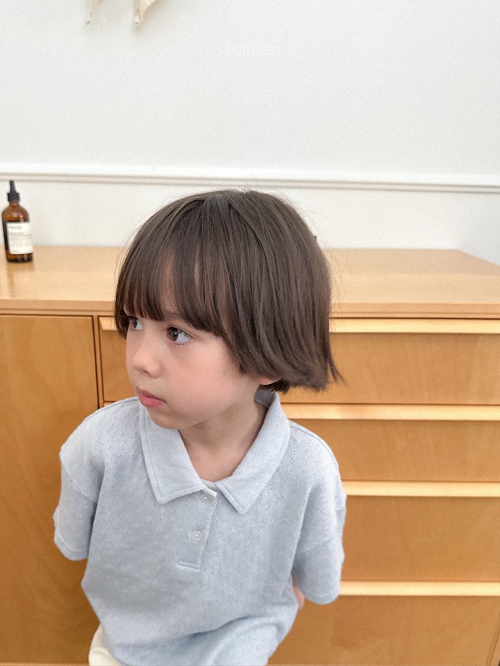 Digreen - Korean Children Fashion - #toddlerclothing - Bobo Collar Tee - 5