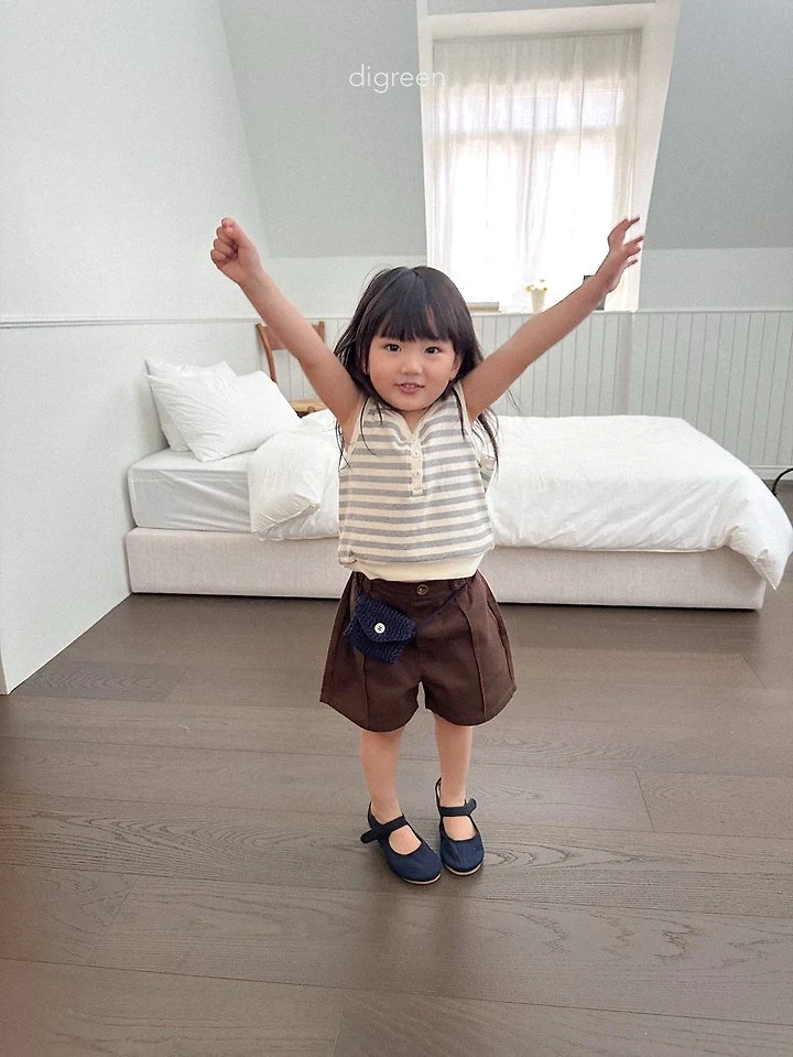 Digreen - Korean Children Fashion - #toddlerclothing - Marine Sleeveless Tee - 12