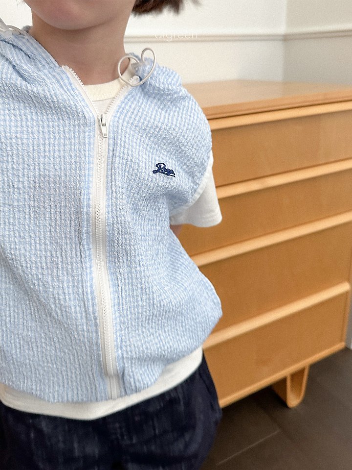 Digreen - Korean Children Fashion - #toddlerclothing - Milky Hooded Vest - 11