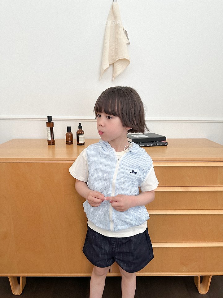 Digreen - Korean Children Fashion - #toddlerclothing - Diver Short Denim Pants - 8