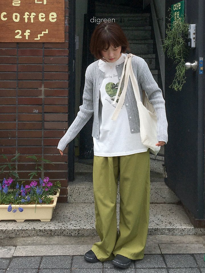 Digreen - Korean Women Fashion - #momslook - Pure Swan Tee (Mom) - 11