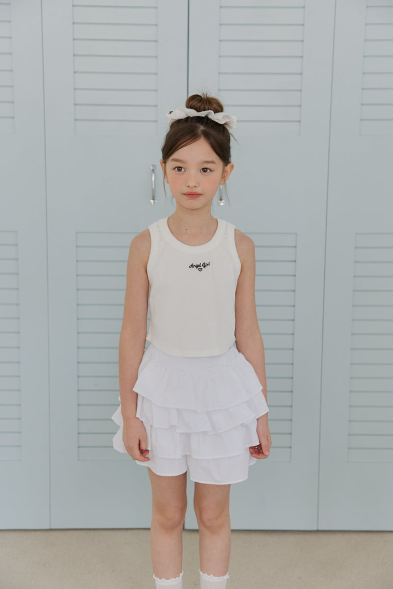 Dore Dore - Korean Children Fashion - #Kfashion4kids - Embroidered Ribbed Sleeveless - 9