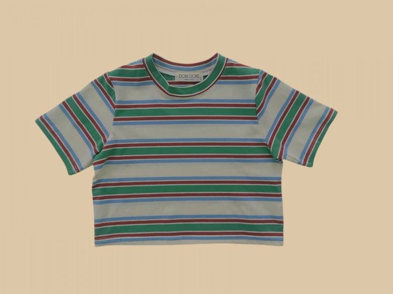 Dore Dore - Korean Children Fashion - #Kfashion4kids - Crayon Stripe Tee - 3