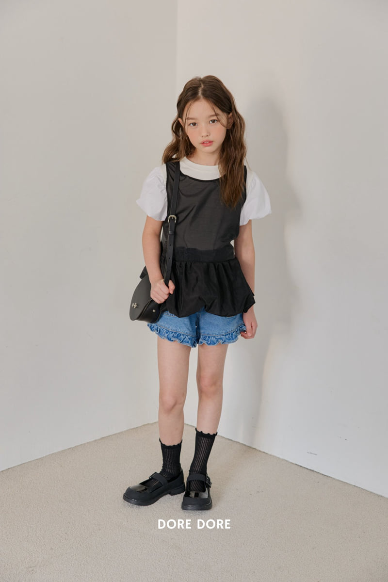 Dore Dore - Korean Children Fashion - #childofig - Frill Banding Shorts - 10