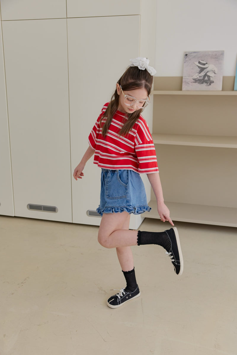 Dore Dore - Korean Children Fashion - #childofig - Ion Stripe Tee - 10
